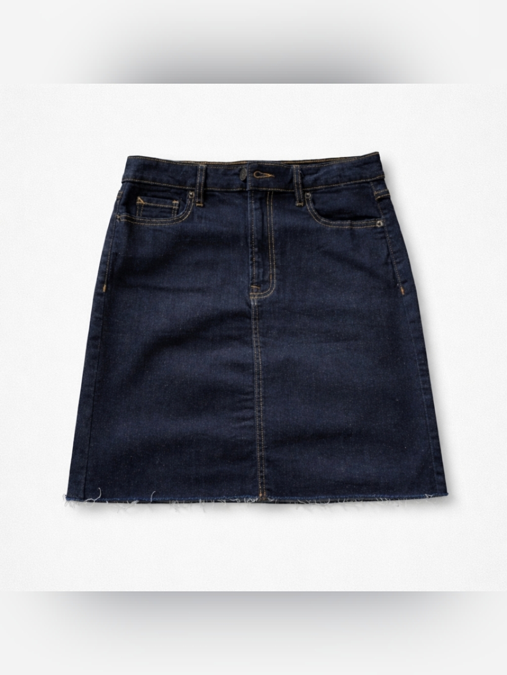Hidden Blue Denim Skirt